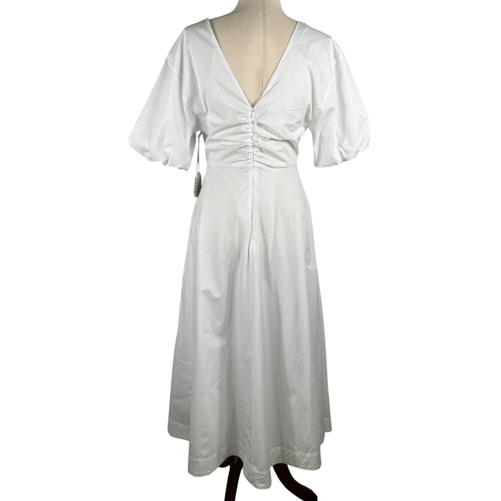 NWT STAUD Finley Dress – White – Size 4 - Picture 5 of 14